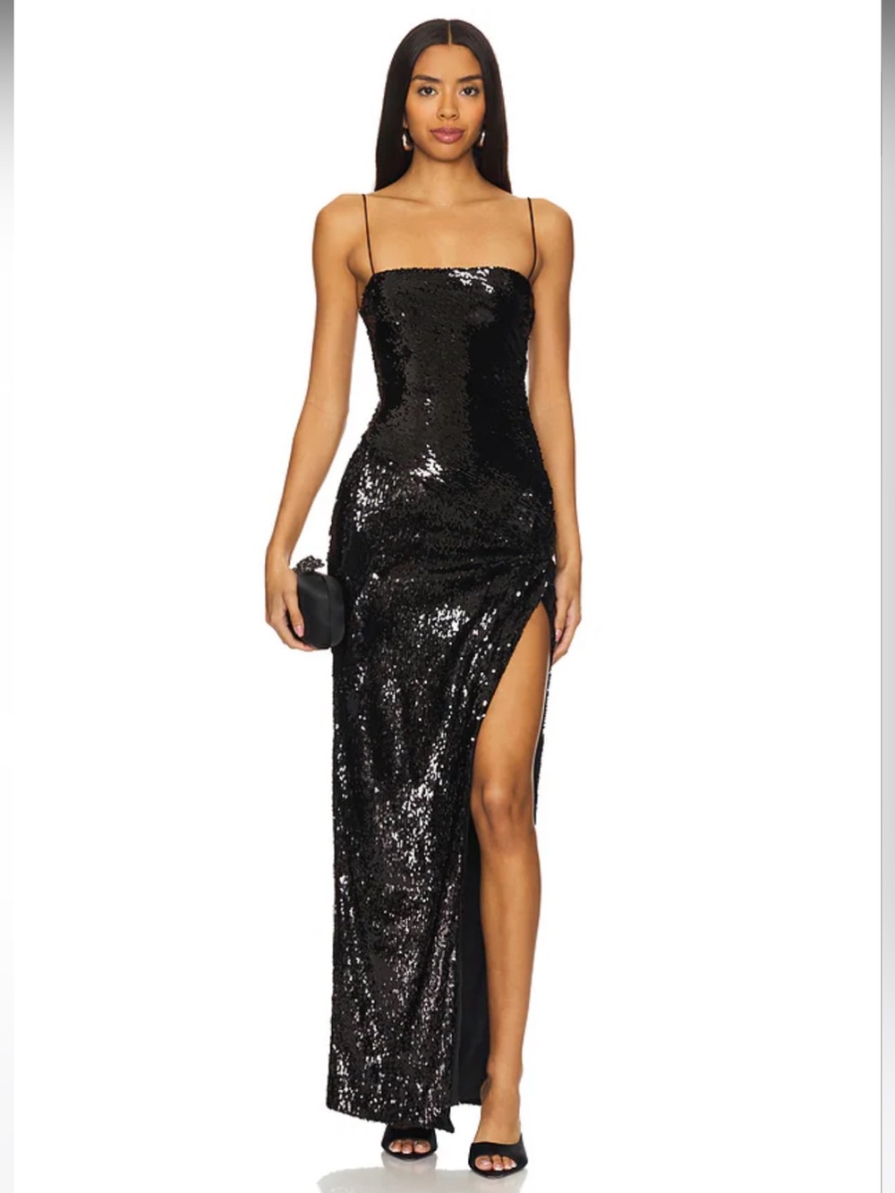 NWOT! Lovers and Friends Codi Gown in Black